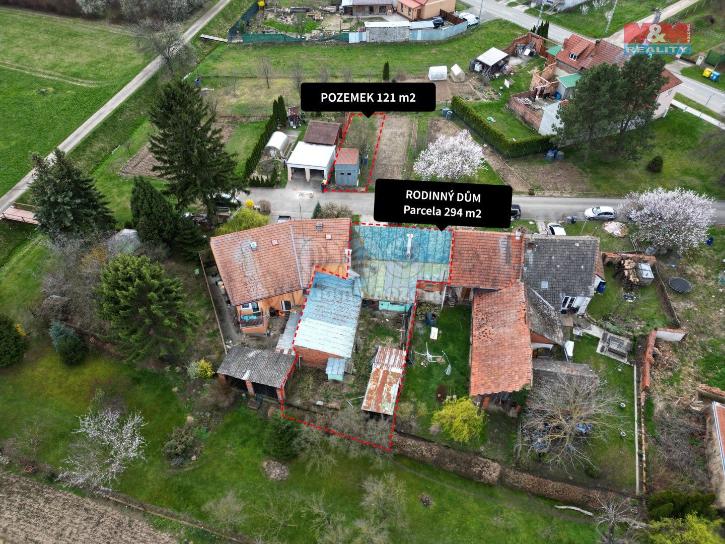 Pozemky pro bydlení, Vranovice-Kelčice, 415 m²