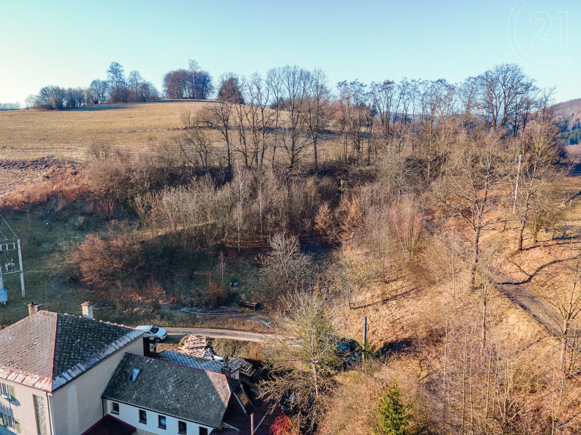 Prodej pozemek pro bydlení - Hoštejn, 1 147 m²