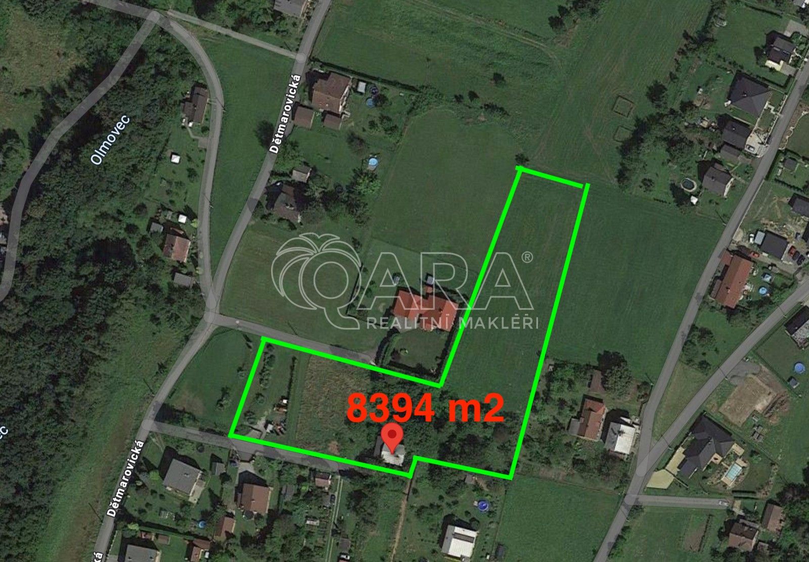 Prodej pozemek pro bydlení - Dětmarovická, Lutyně, Orlová, 8 394 m²