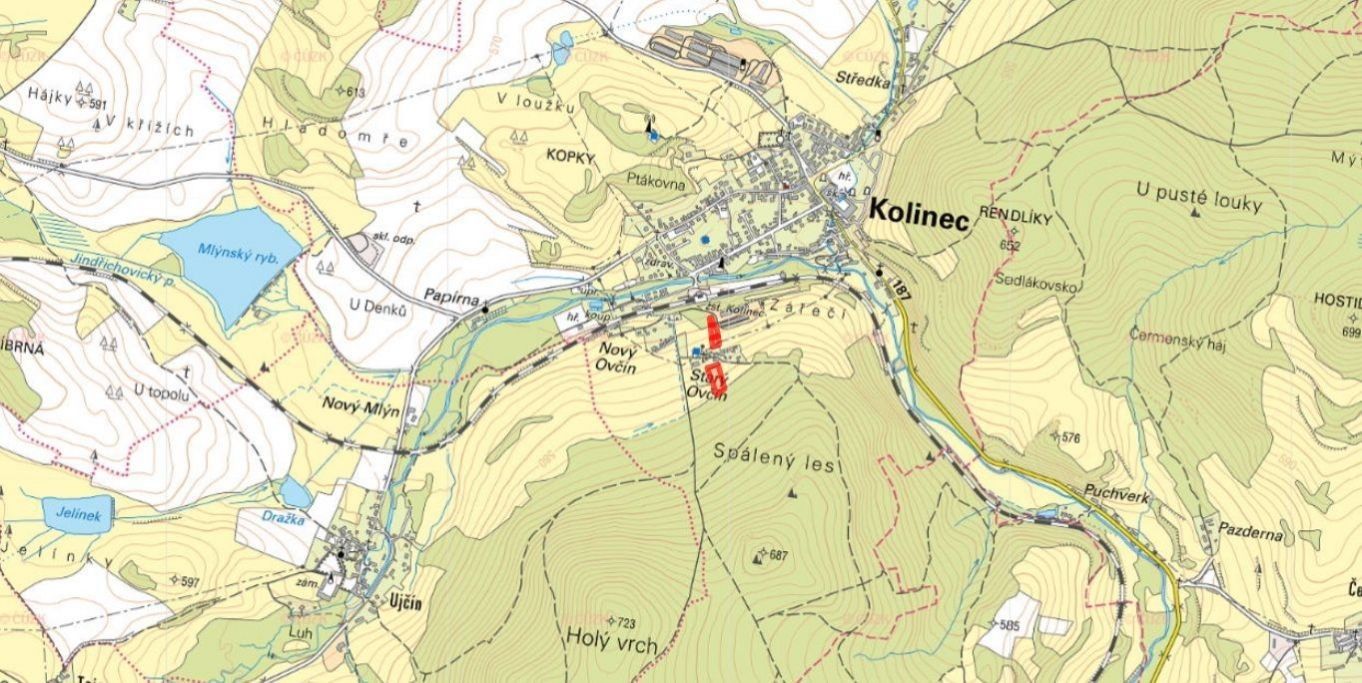 Prodej louka - Kolinec, 5 802 m²