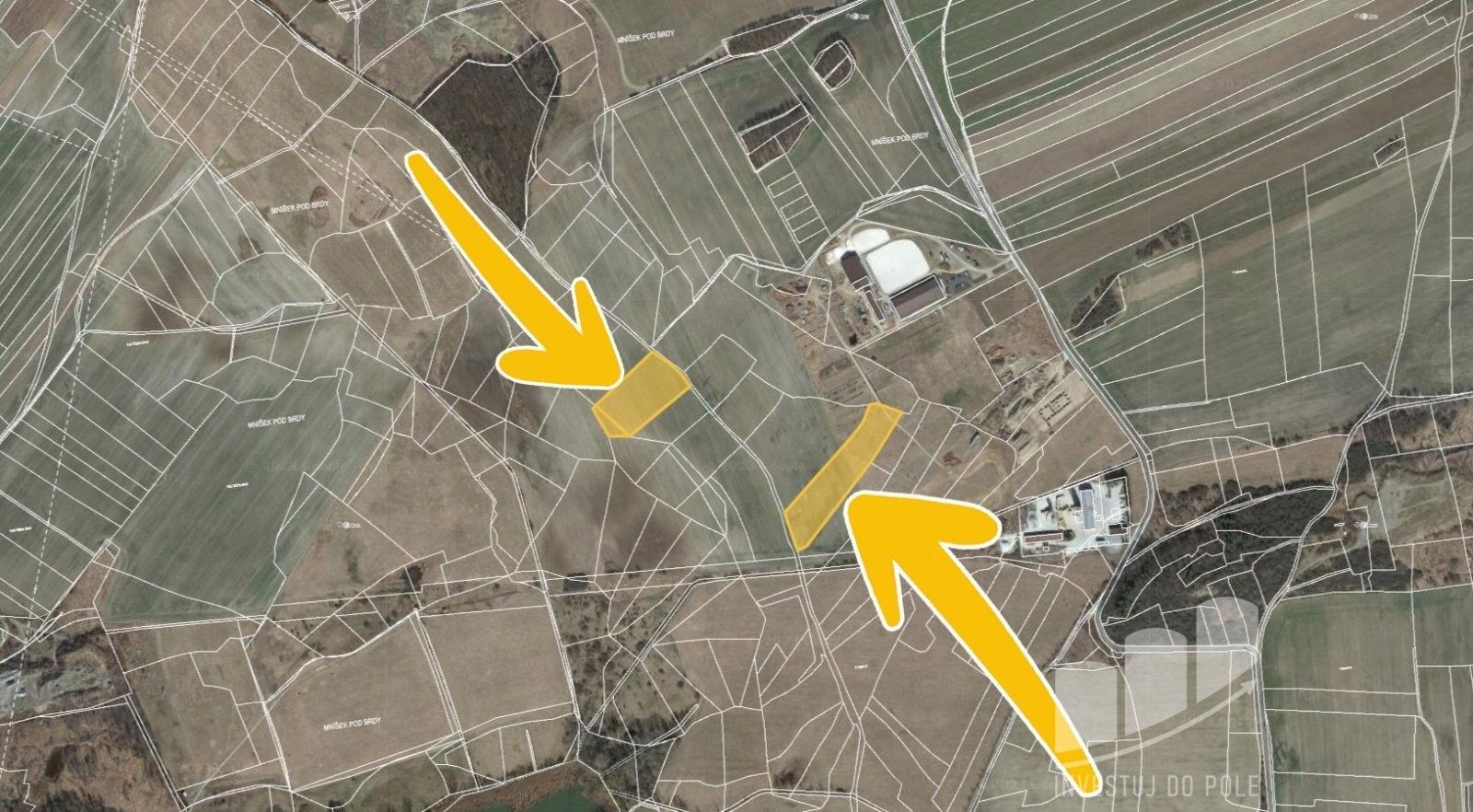 Prodej zemědělský pozemek - Čisovice, 22 749 m²