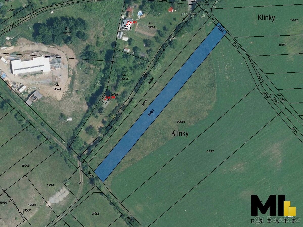 Prodej zemědělský pozemek - Pozořice, 664 07, 261 m²