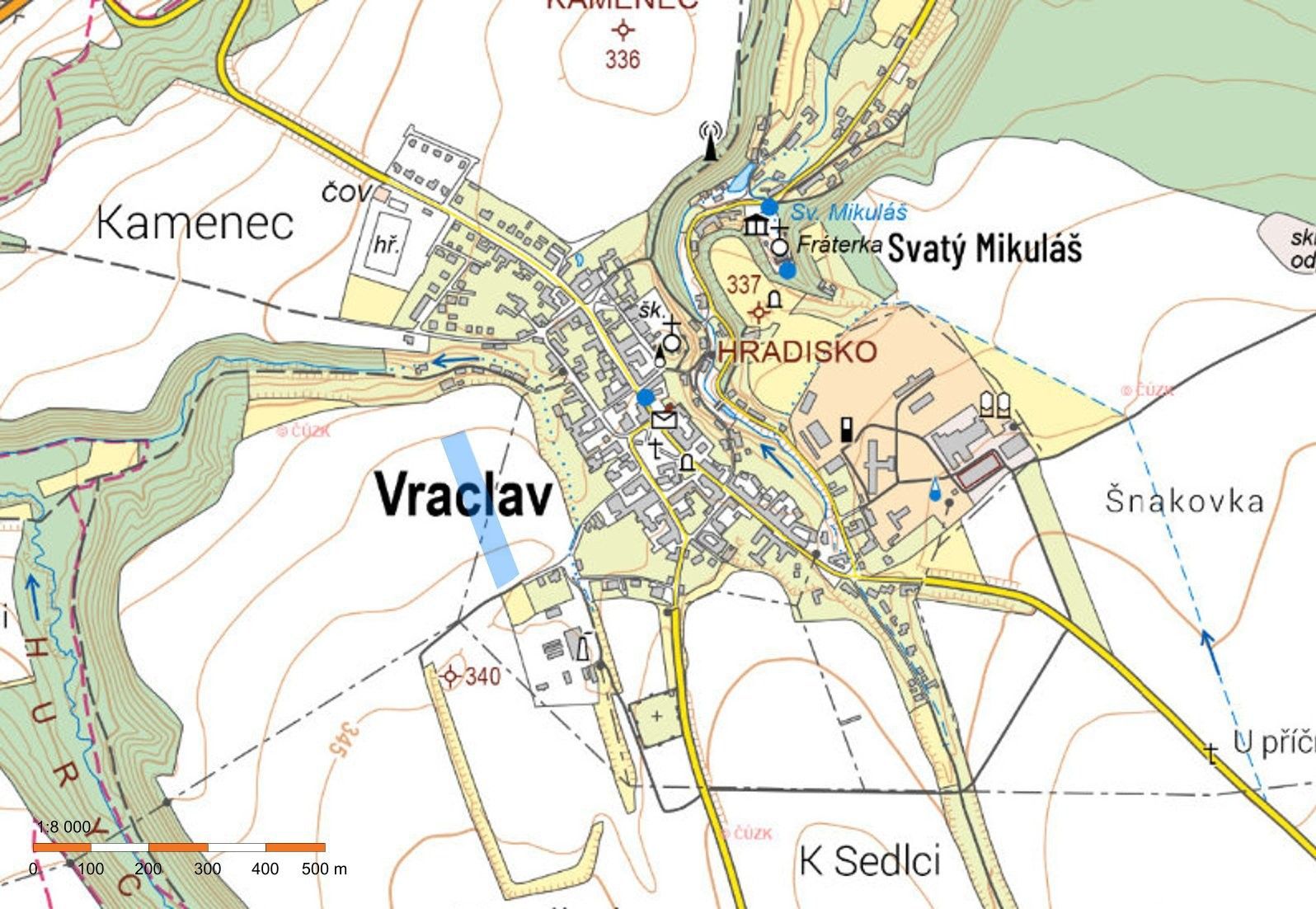 Prodej zemědělský pozemek - Vraclav, 15 659 m²