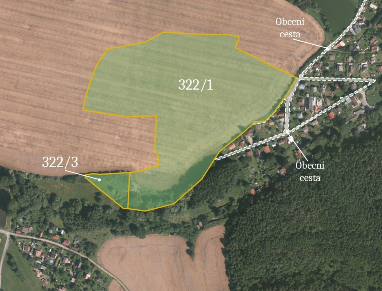 Prodej zemědělský pozemek - Čisovice, 61 515 m²