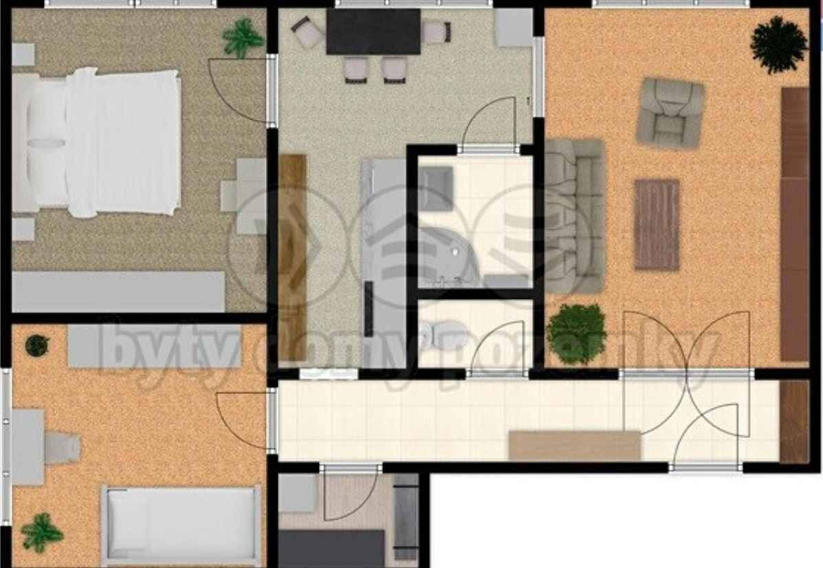 Prodej byt 3+1 - Kadaň, 432 01, 72 m²