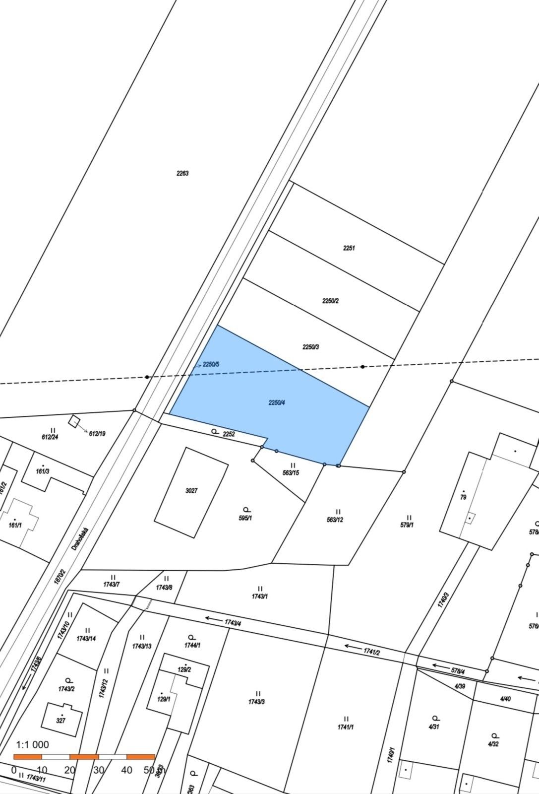 Prodej pozemek pro bydlení - Dolní Ředice, 505 m²