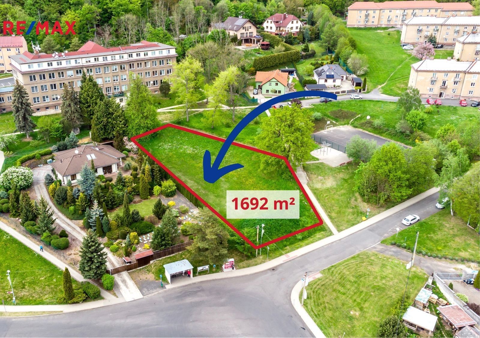 Pozemky pro bydlení, Košťany, 1 692 m²