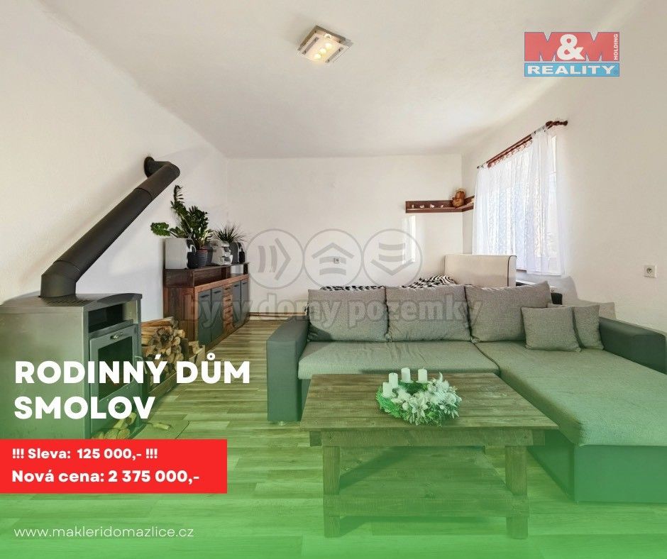 Prodej rodinný dům - Smolov, Bělá nad Radbuzou, 75 m²