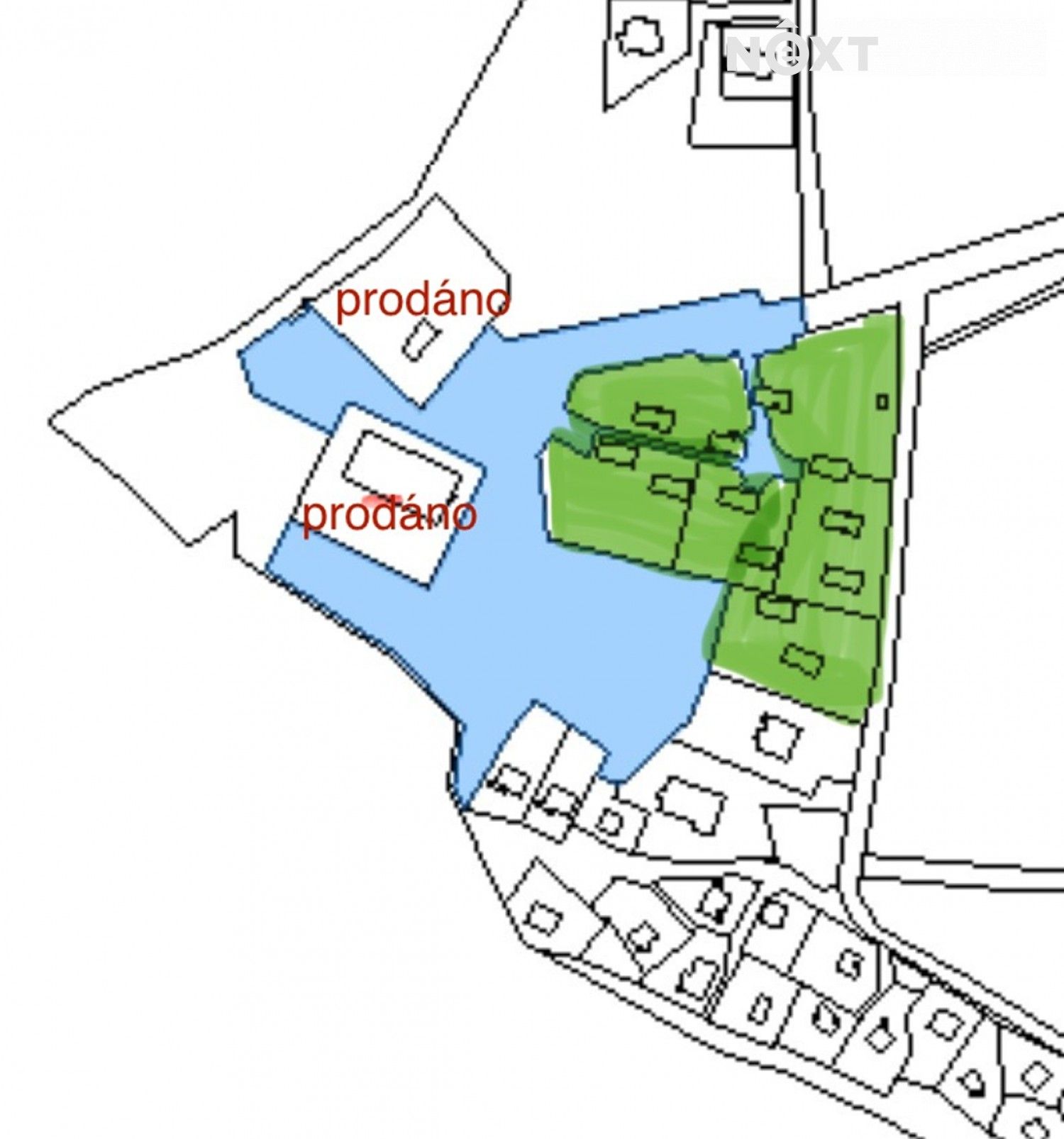 Pozemky pro bydlení, Skalka, Cheb, 1 000 m²