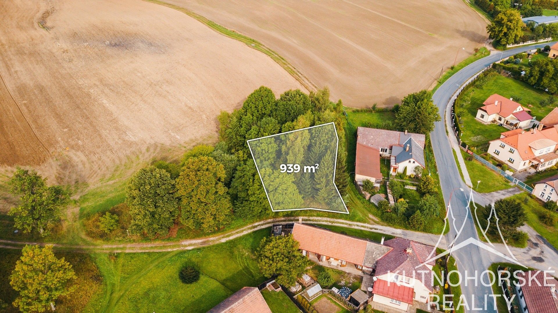 Prodej pozemek pro bydlení - Prostřední Ves, Bohdaneč, 939 m²