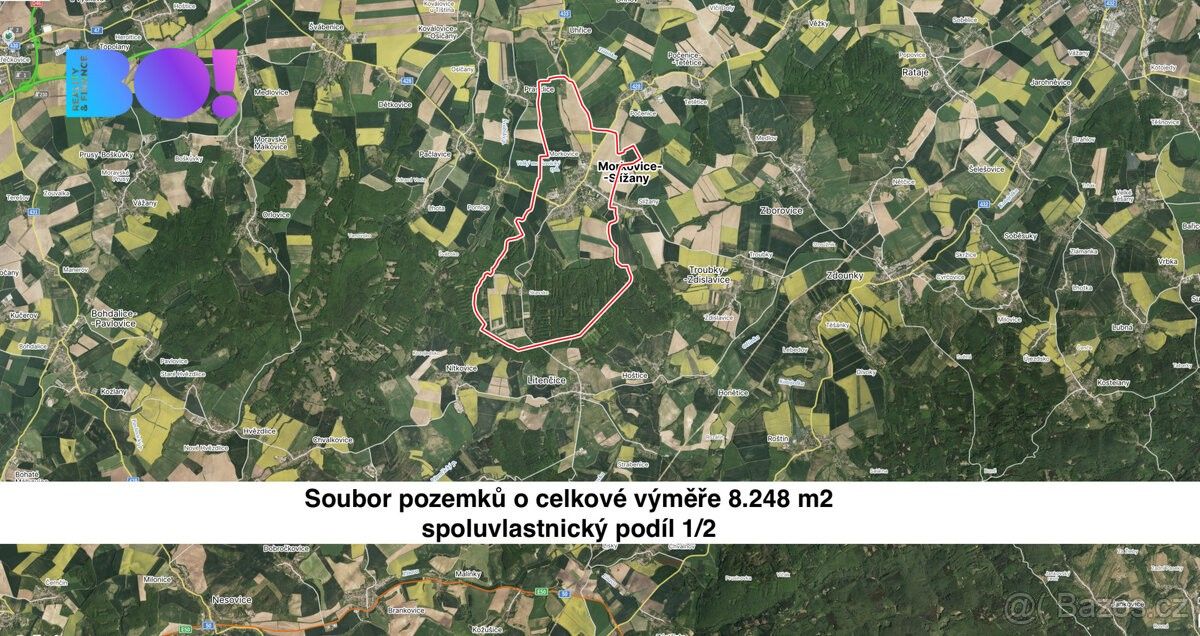 Prodej zemědělský pozemek - Morkovice-Slížany, 768 33, 4 124 m²