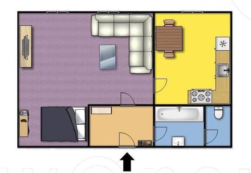 Pronájem byt 1+1 - Zlín, 760 05, 30 m²