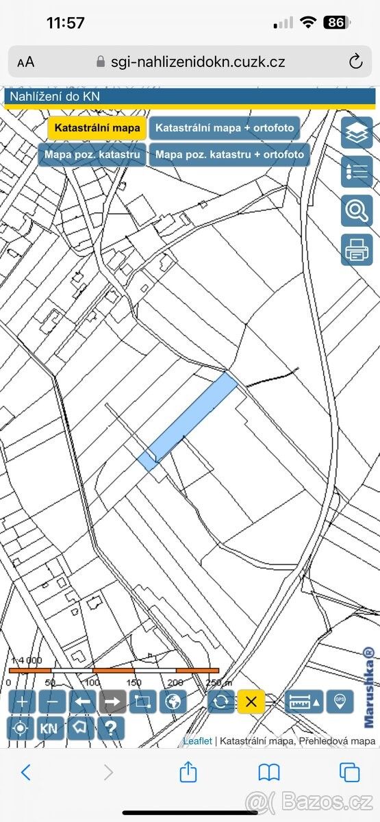 Prodej pozemek - Dolní Bousov, 294 04, 1 553 m²