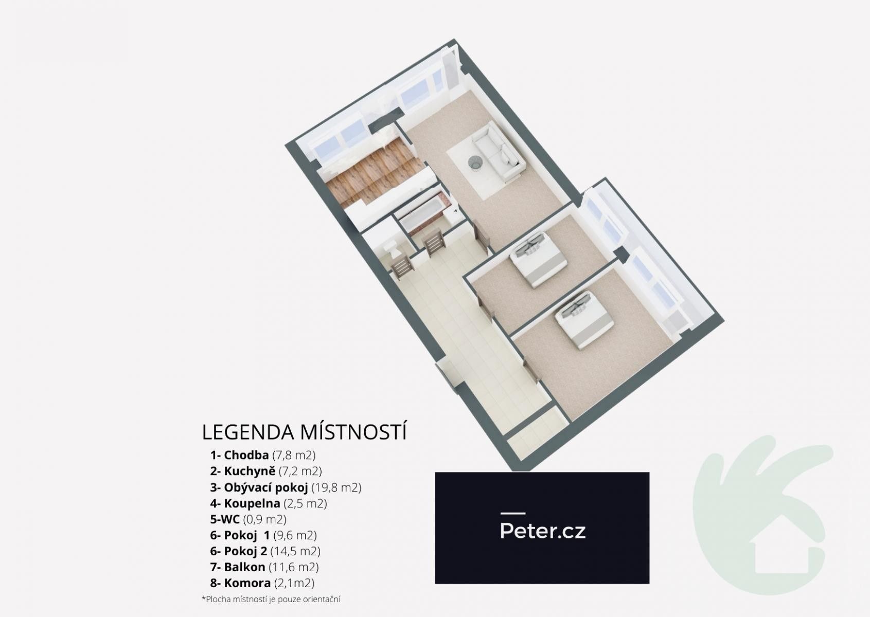 Prodej byt 3+1 - Dr. E. Beneše, Neratovice, 83 m²