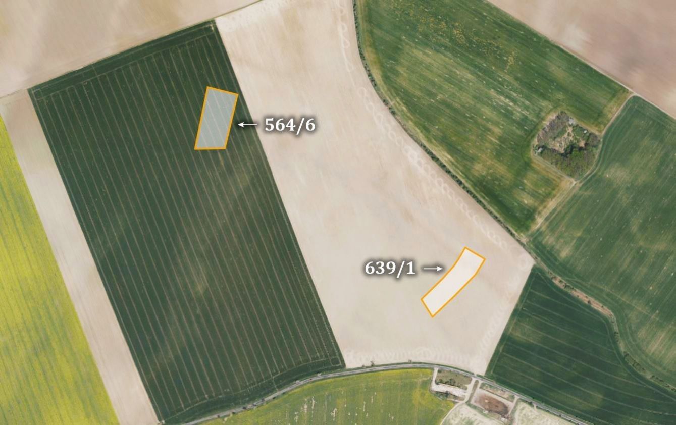 Zemědělské pozemky, Jíkev, 13 392 m²