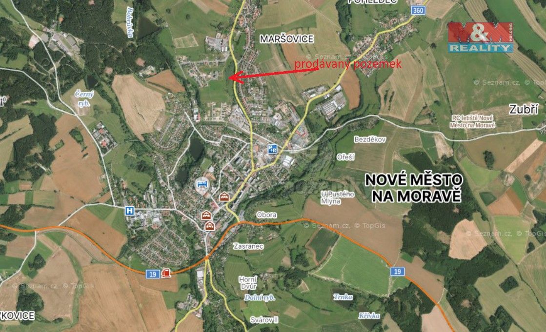 Prodej pozemek - Nové Město na Moravě, 592 31