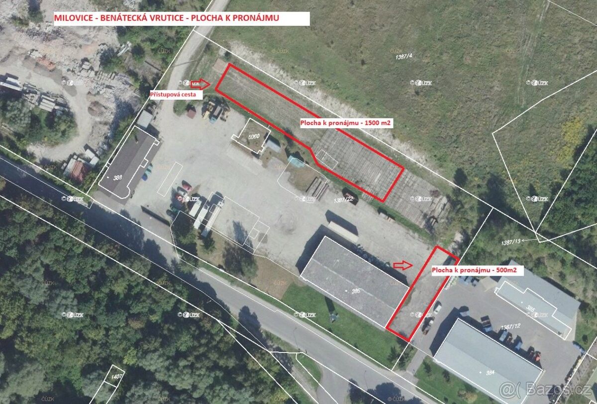 Pronájem pozemek - Milovice nad Labem, 289 23, 2 000 m²