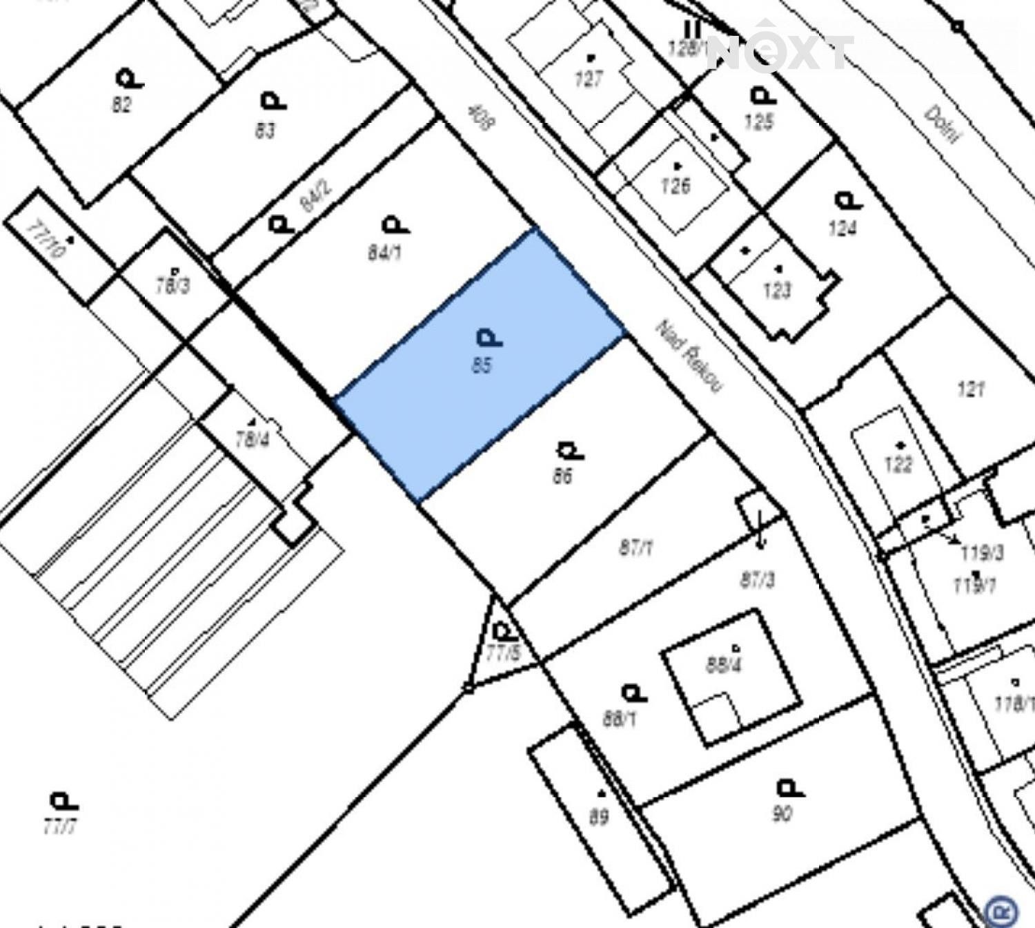 Prodej pozemek pro bydlení - Nad Řekou, Dalovice, 415 m²