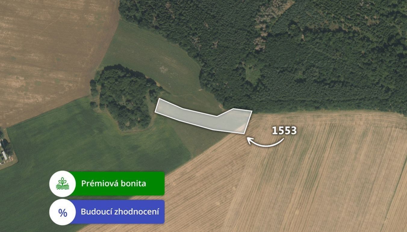 Zemědělské pozemky, Krumsín, 4 075 m²