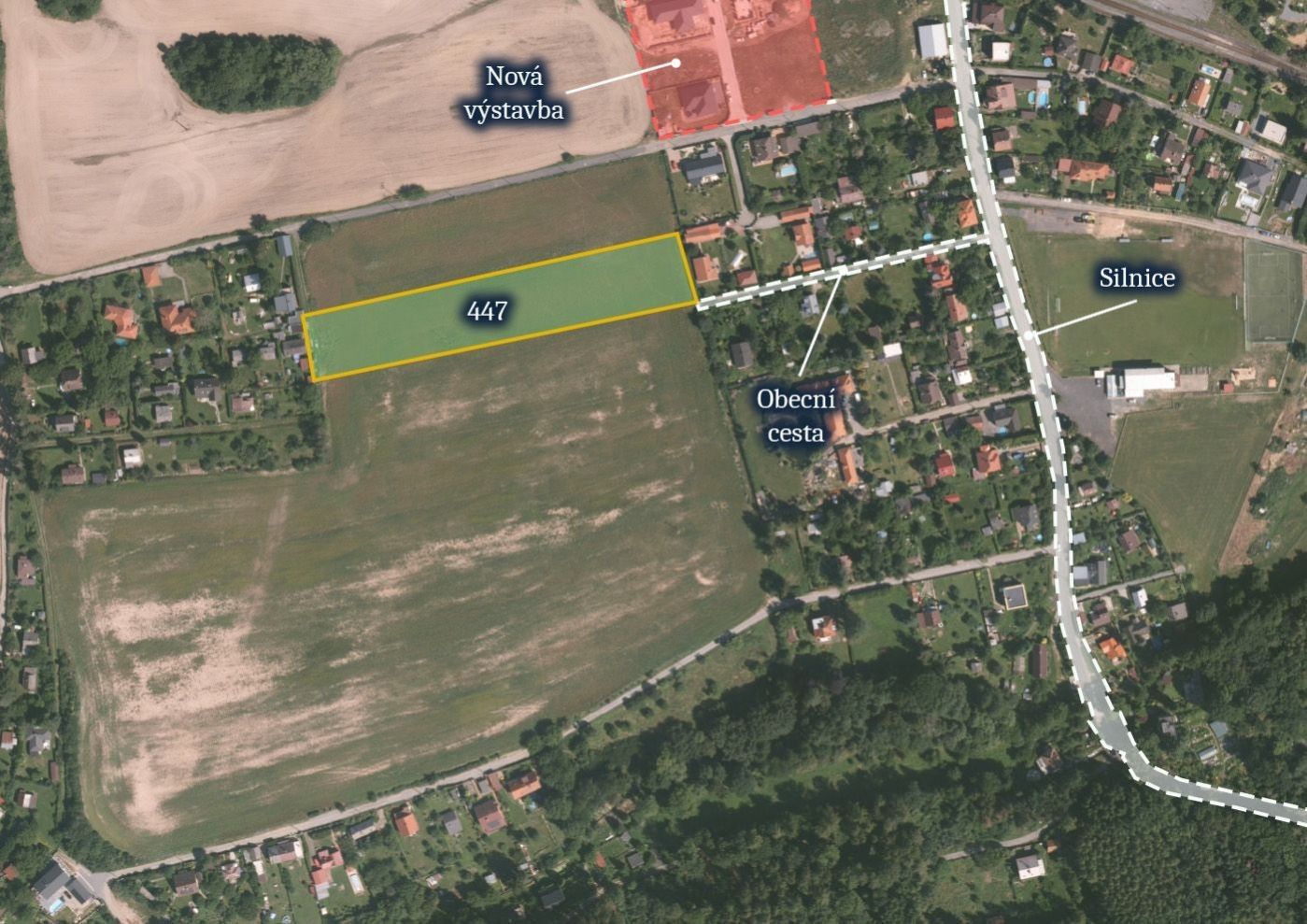 Prodej zemědělský pozemek - Čisovice, 7 391 m²