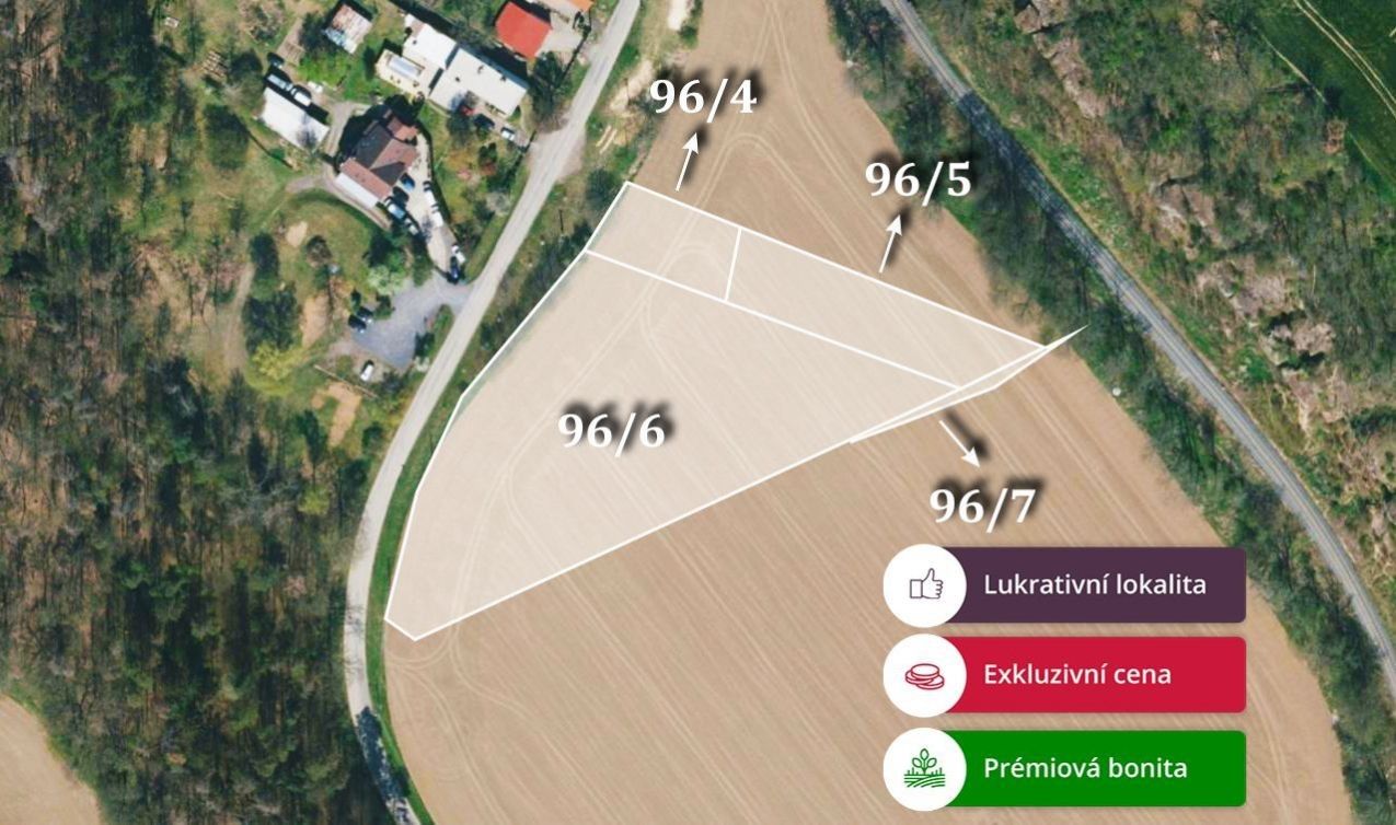 Prodej zemědělský pozemek - Lhotka, 17 791 m²