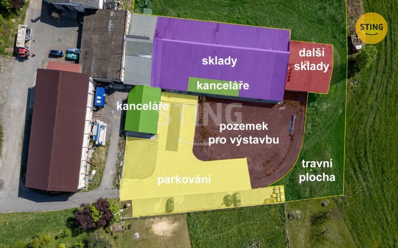 Sklady, Zelinkovice, Frýdek-Místek, 869 m²