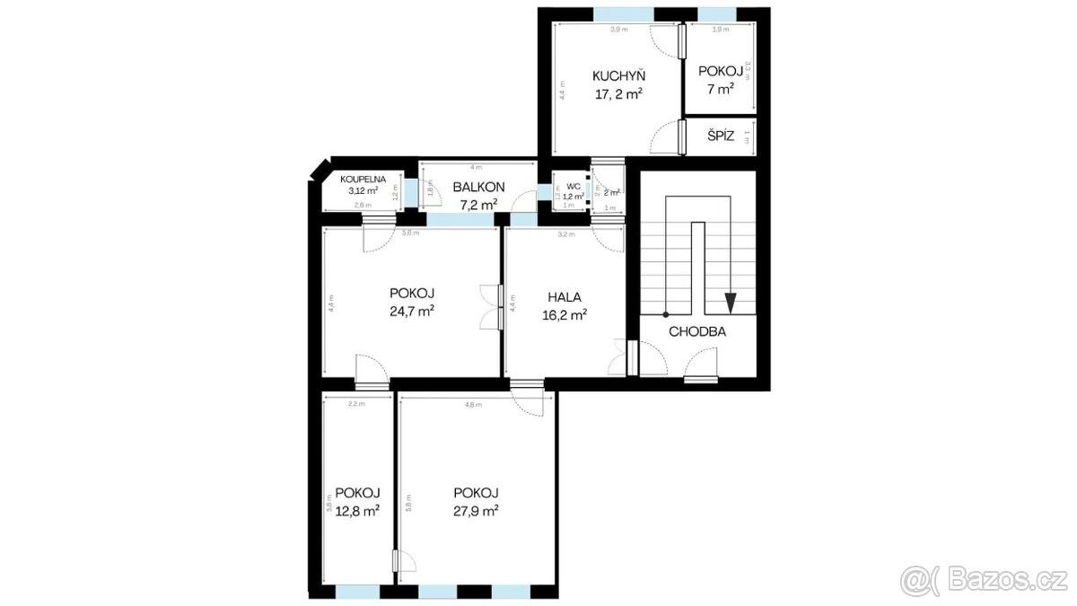 Pronájem byt 4+1 - Olomouc, 779 00, 140 m²