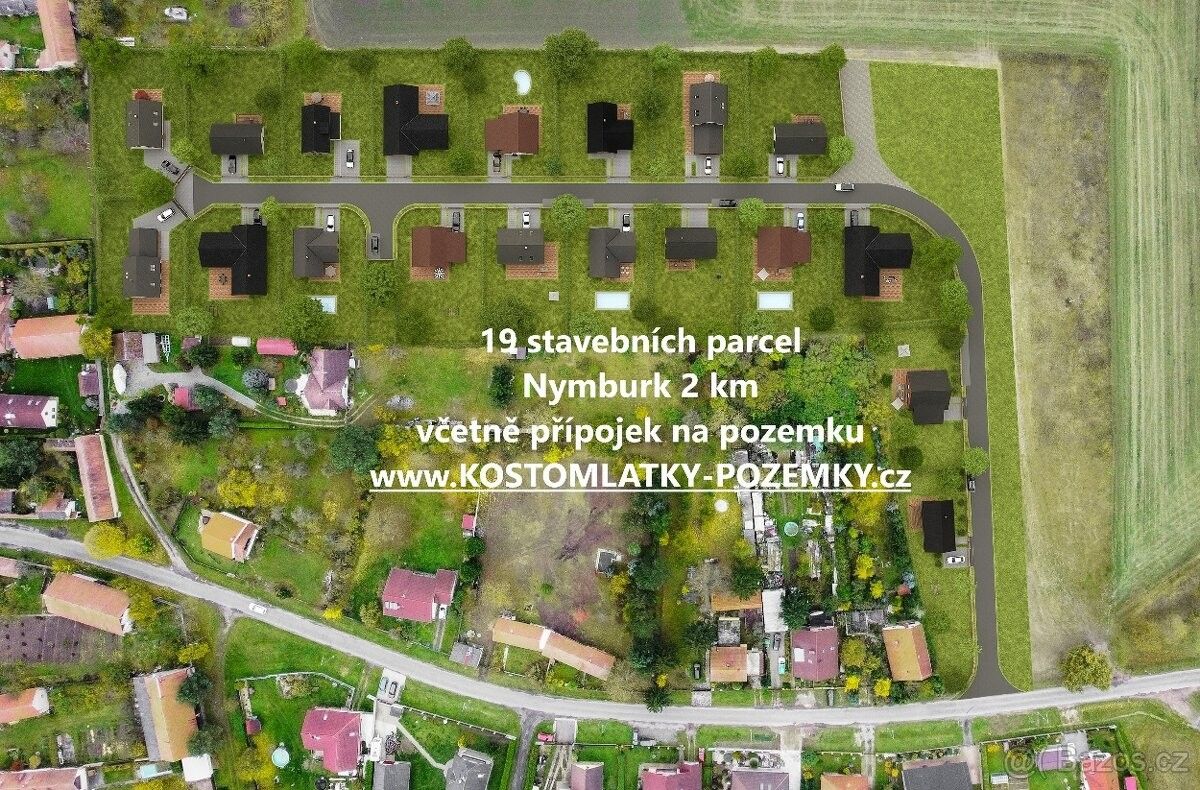 Prodej pozemek - Nymburk, 288 02, 852 m²