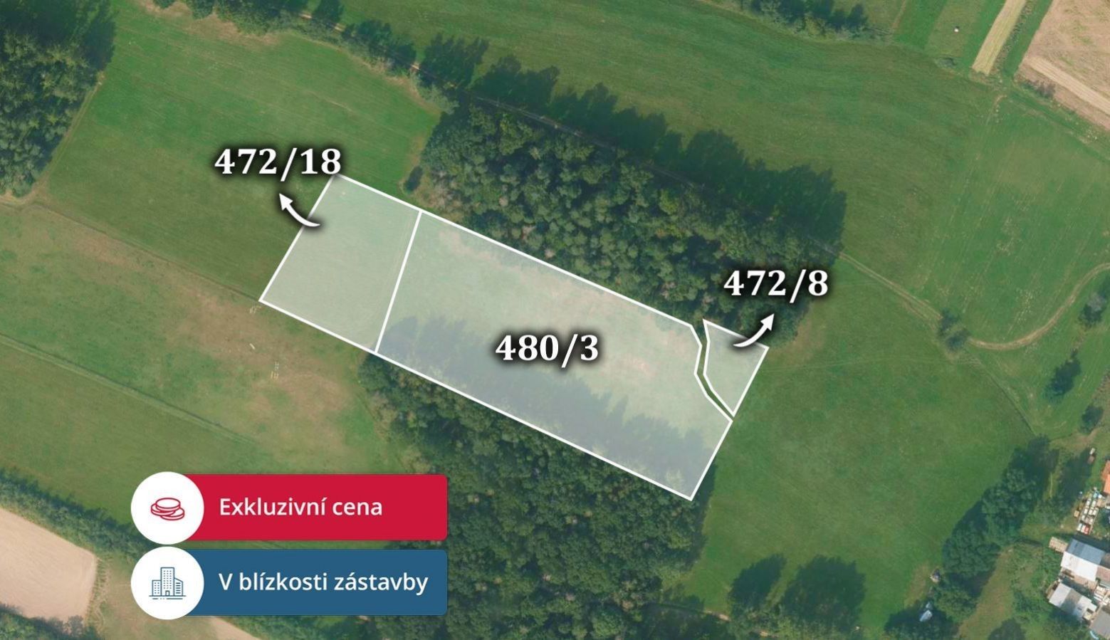 Prodej zemědělský pozemek - Olešnice, 16 996 m²