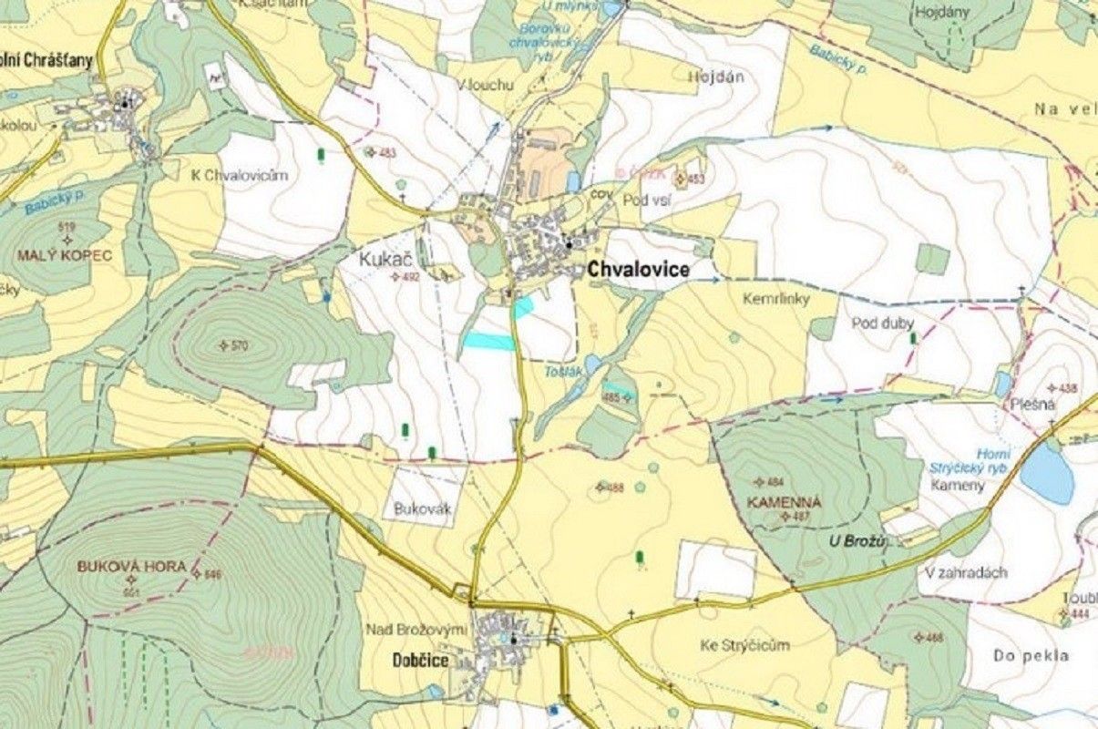 Prodej zemědělský pozemek - Chvalovice, Prachatice, 9 765 m²