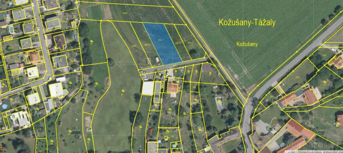 Prodej pozemek - Dub nad Moravou, 783 75, 870 m²
