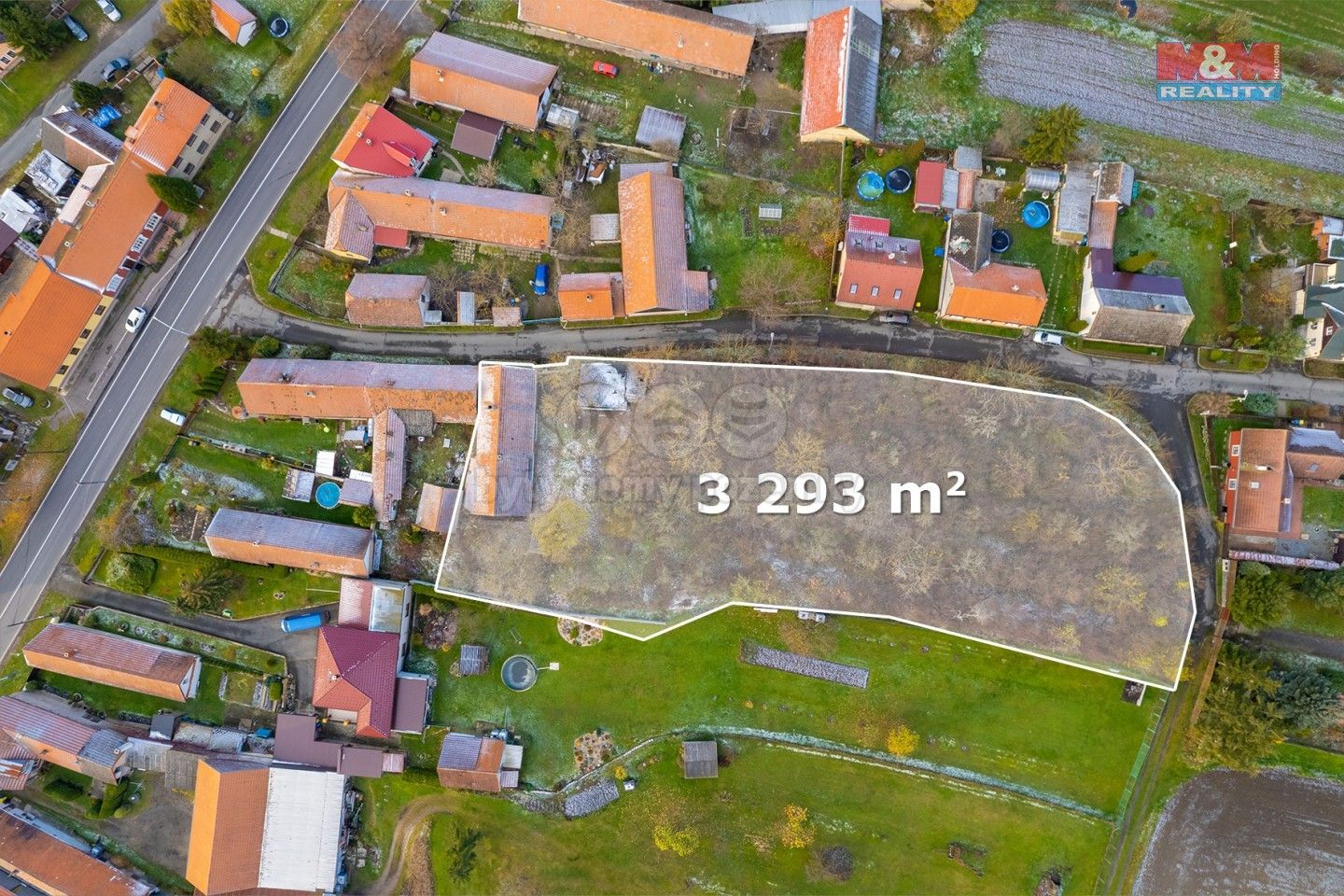 Pozemky pro bydlení, Činěves, 3 293 m²