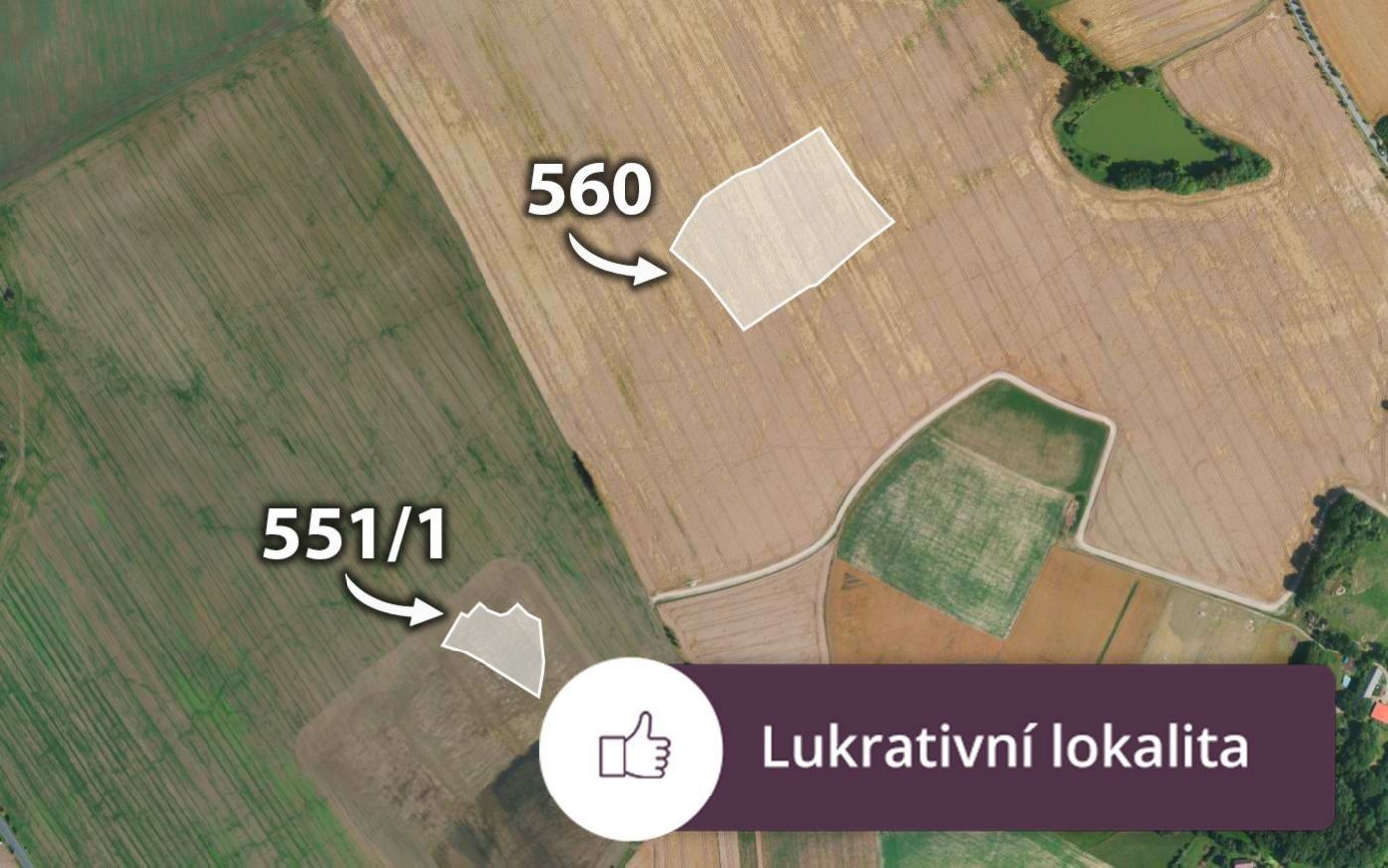 Prodej zemědělský pozemek - Radějovice, 29 417 m²