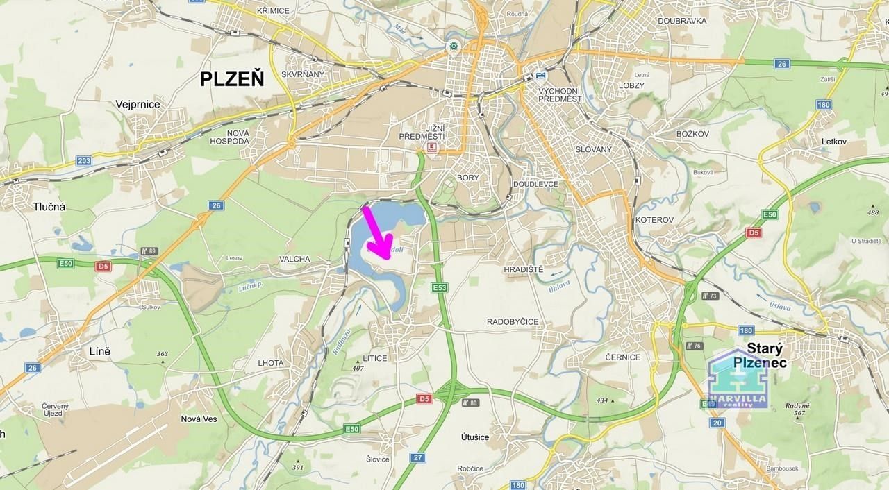 Prodej zemědělský pozemek - Plzeň, 21 421 m²