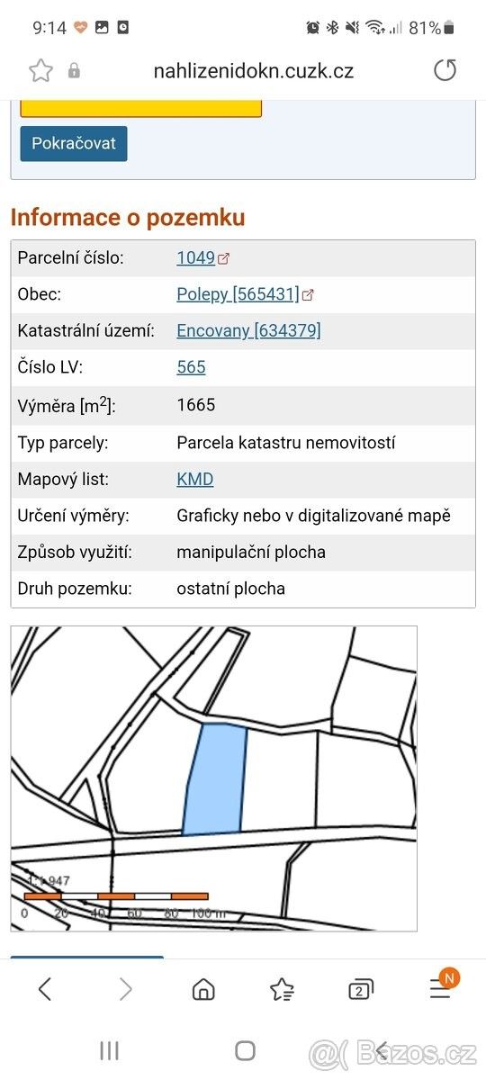 Prodej zahrada - Litoměřice, 412 01, 1 665 m²