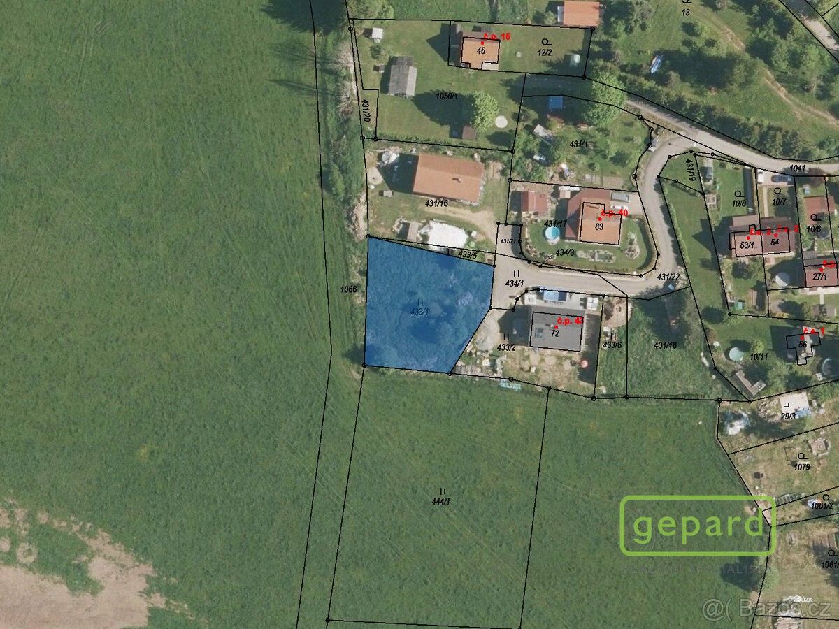 Prodej pozemek pro bydlení - Český Krumlov, 381 01, 929 m²
