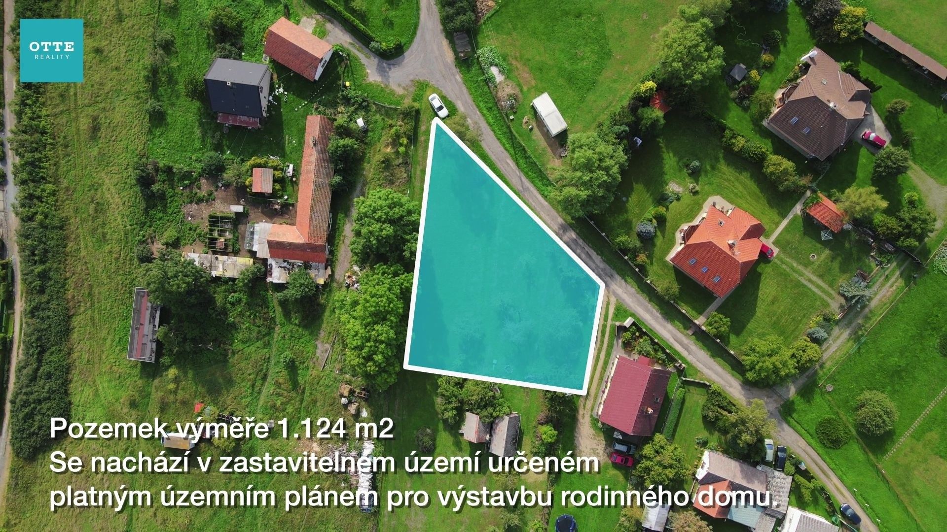 Prodej pozemek pro bydlení - Rokycany, 1 124 m²