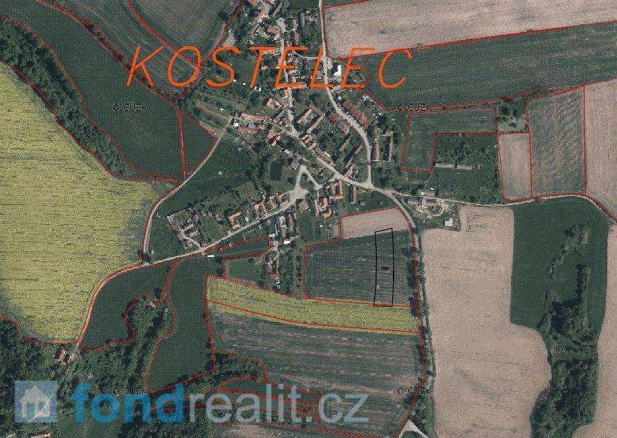 Prodej pozemek - Kostelec, Hluboká nad Vltavou, 4 321 m²