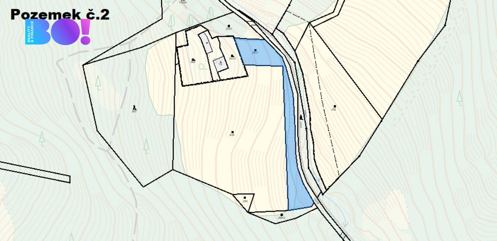 Les · 2 393 m² · Staré Hamry - 3