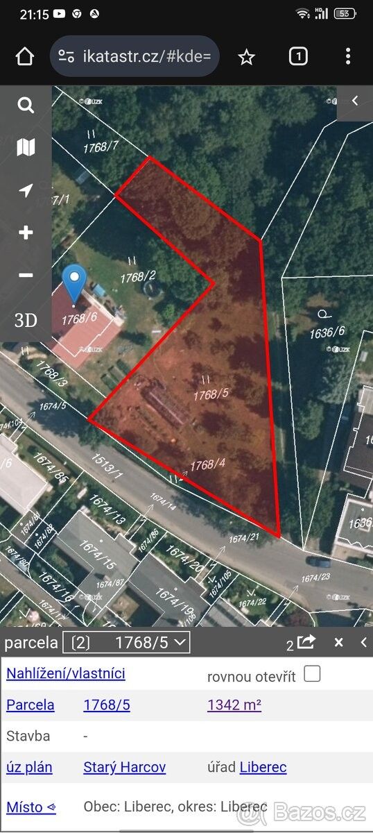 Zahrady, Liberec, 460 15