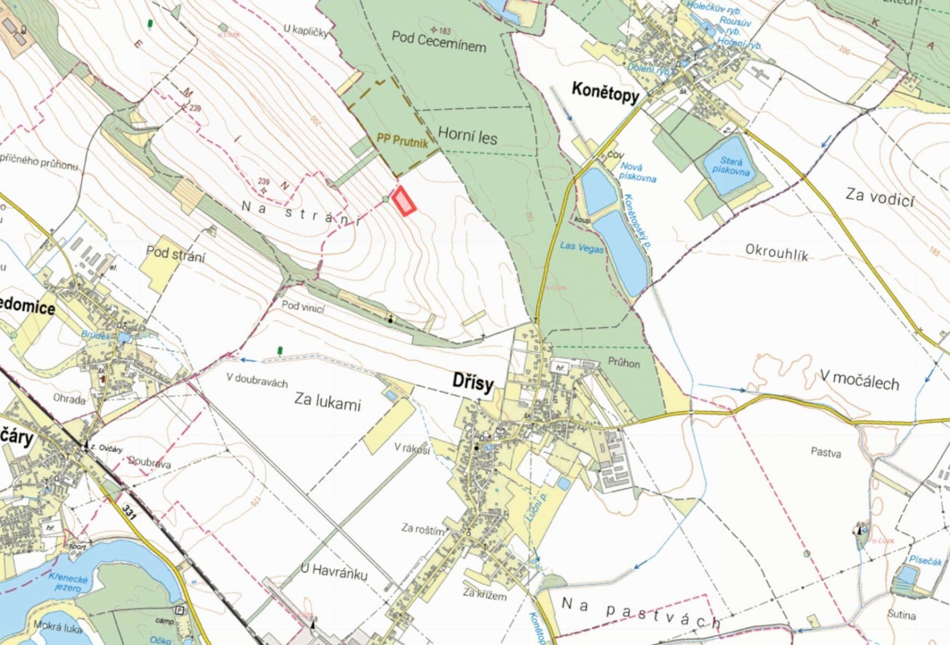 Zemědělské pozemky, Dřísy - 2
