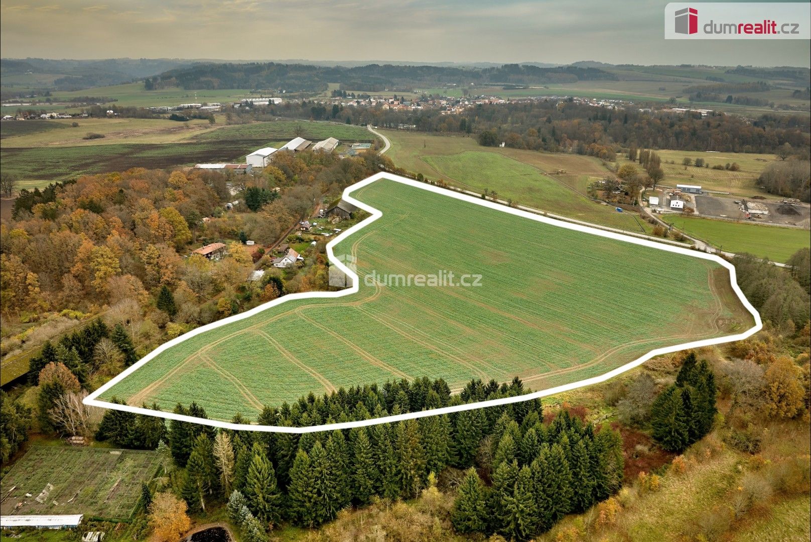 Komerční pozemky, Chodová Planá, 126 960 m²