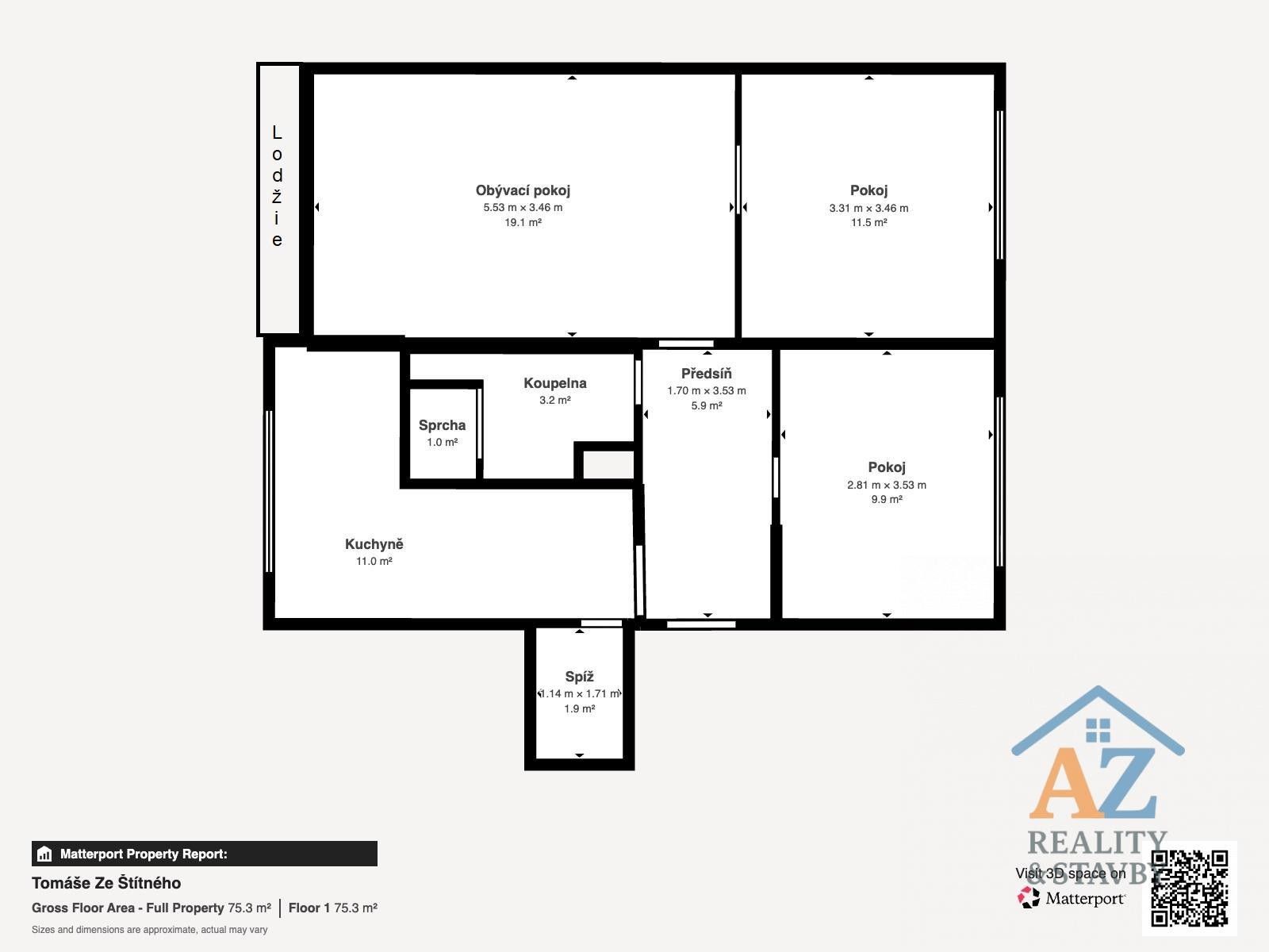 3+1, Tomáše ze Štítného, Chomutov, 68 m² - 2