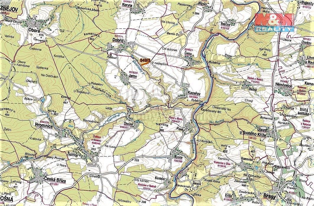 Prodej les - Dobříč, okres Plzeň-sever, Plzeňský kraj - 5