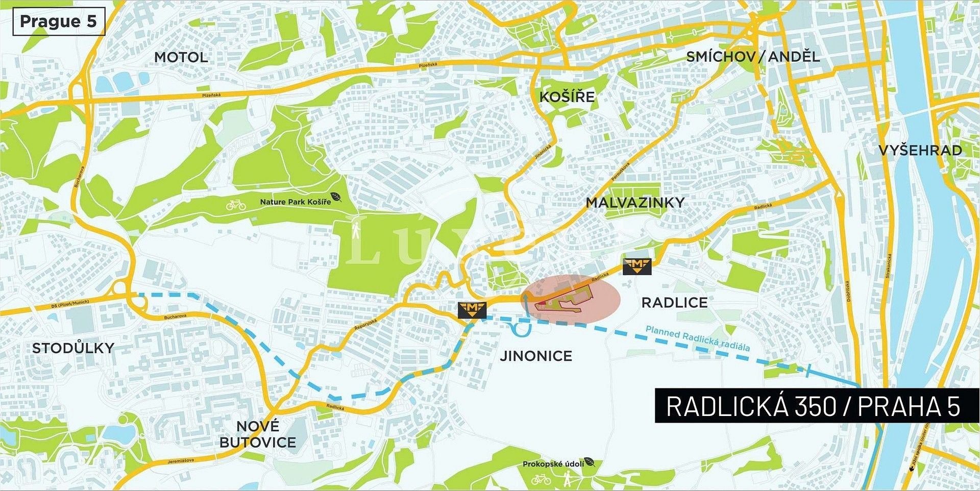 Pronájem kancelář - Radlická, Praha 5 - Radlice, 1 000 m² - 5