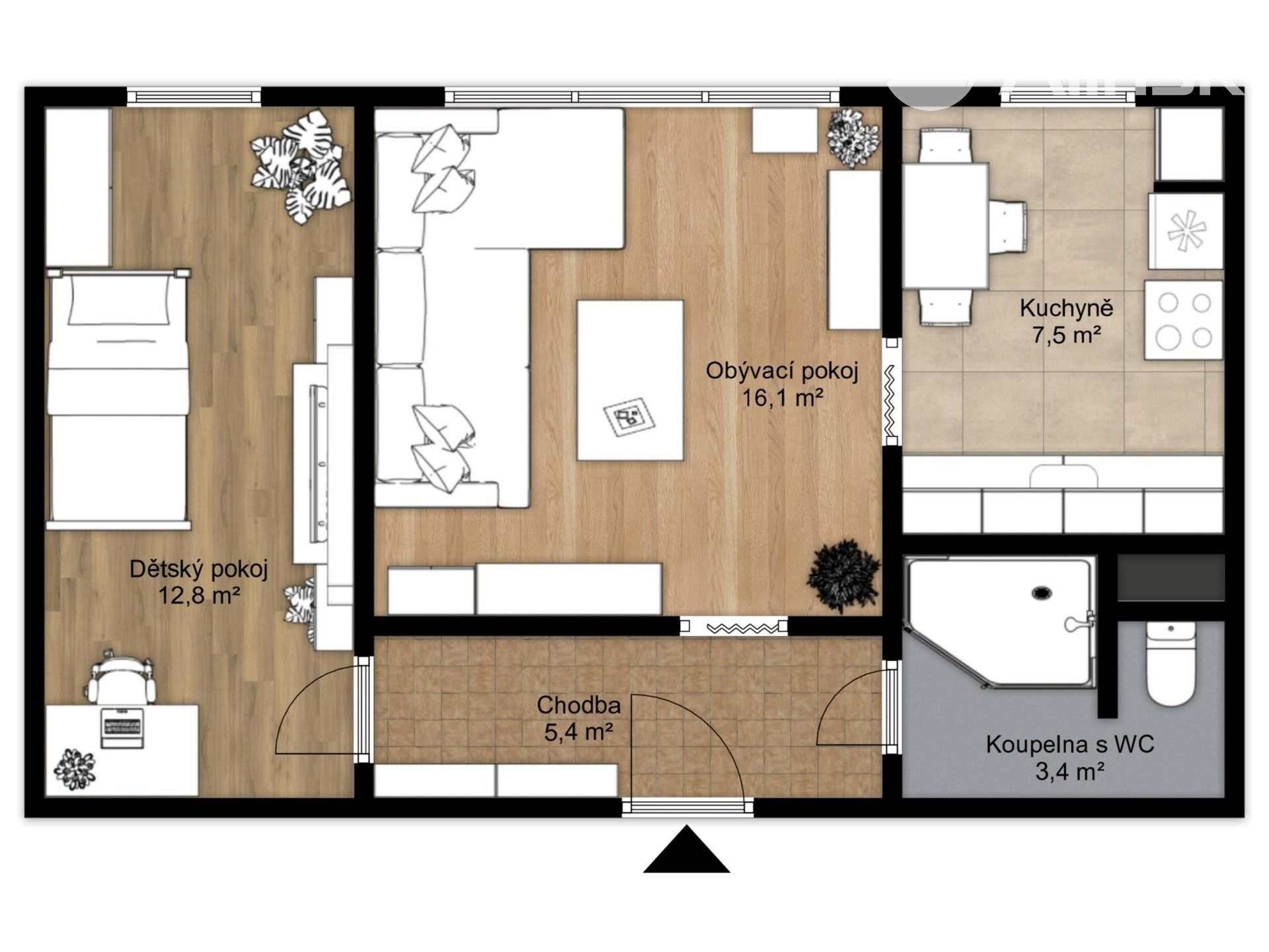 Prodej byt 2+1 - Jana Maluchy, Ostrava Dubina, 45 m² - 5