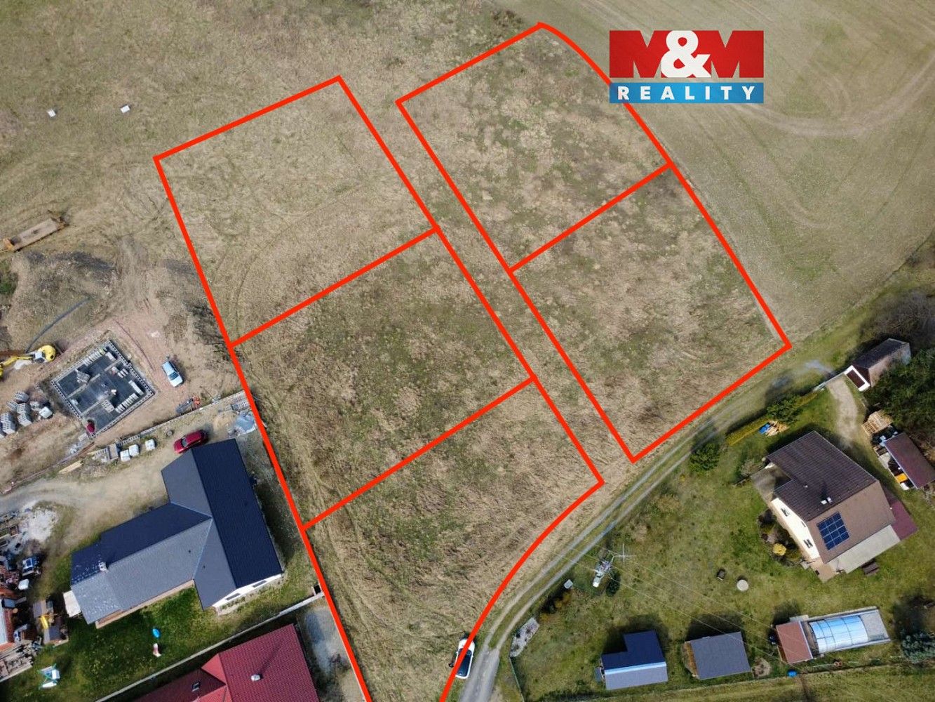 Pozemky pro bydlení, Mokrovraty, okres Příbram, Středočeský kraj - 1