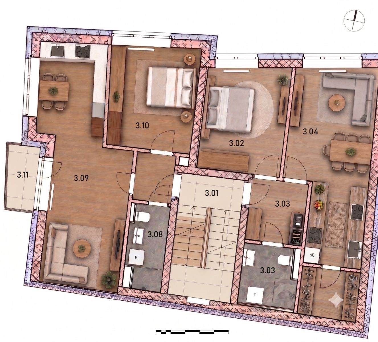 Byt 2+kk · 45 m² · Jiráskova, Benešov - Benešov u Prahy, Středočeský kraj - 3