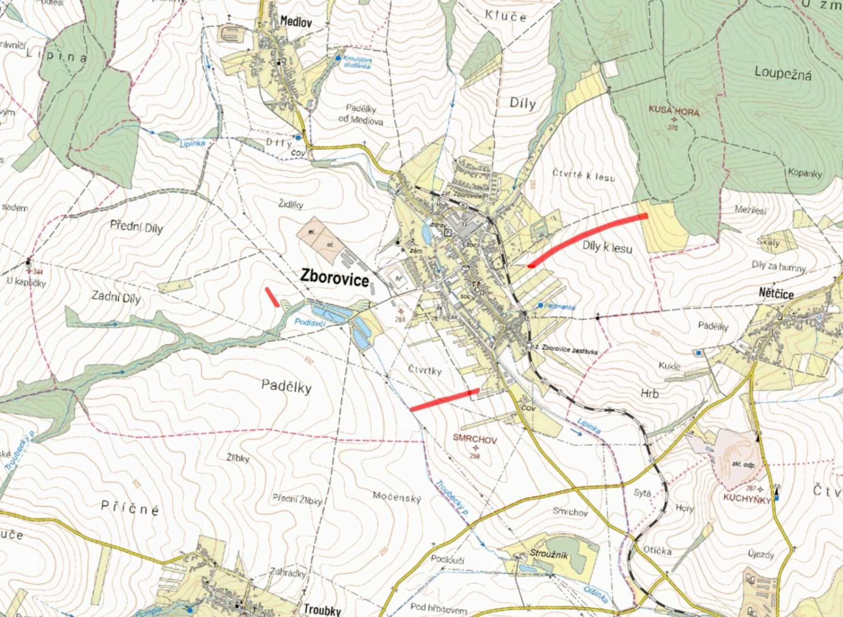 Zemědělský pozemek · Zborovice Medlov - 4