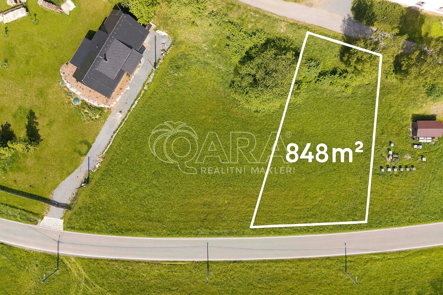 Pozemky pro bydlení, Karlovice, 848 m²